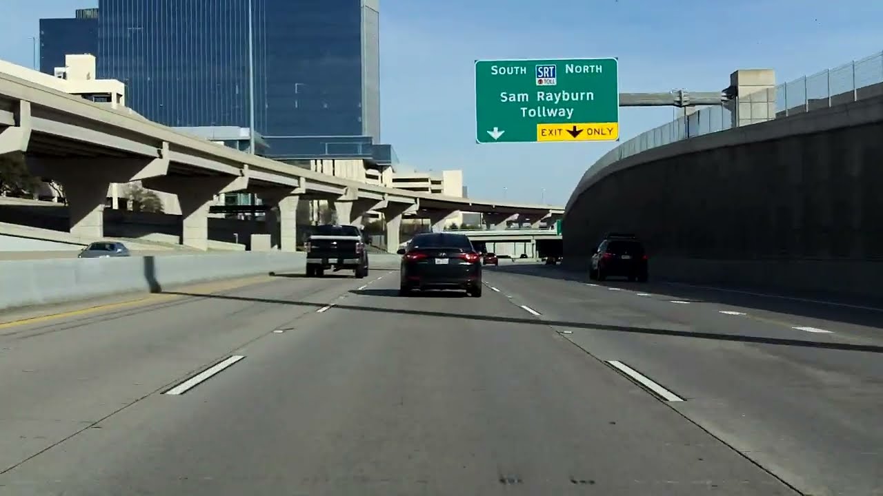 Dallas North Tollway (Interstate 635 to Sam Rayburn Tollway) northbound