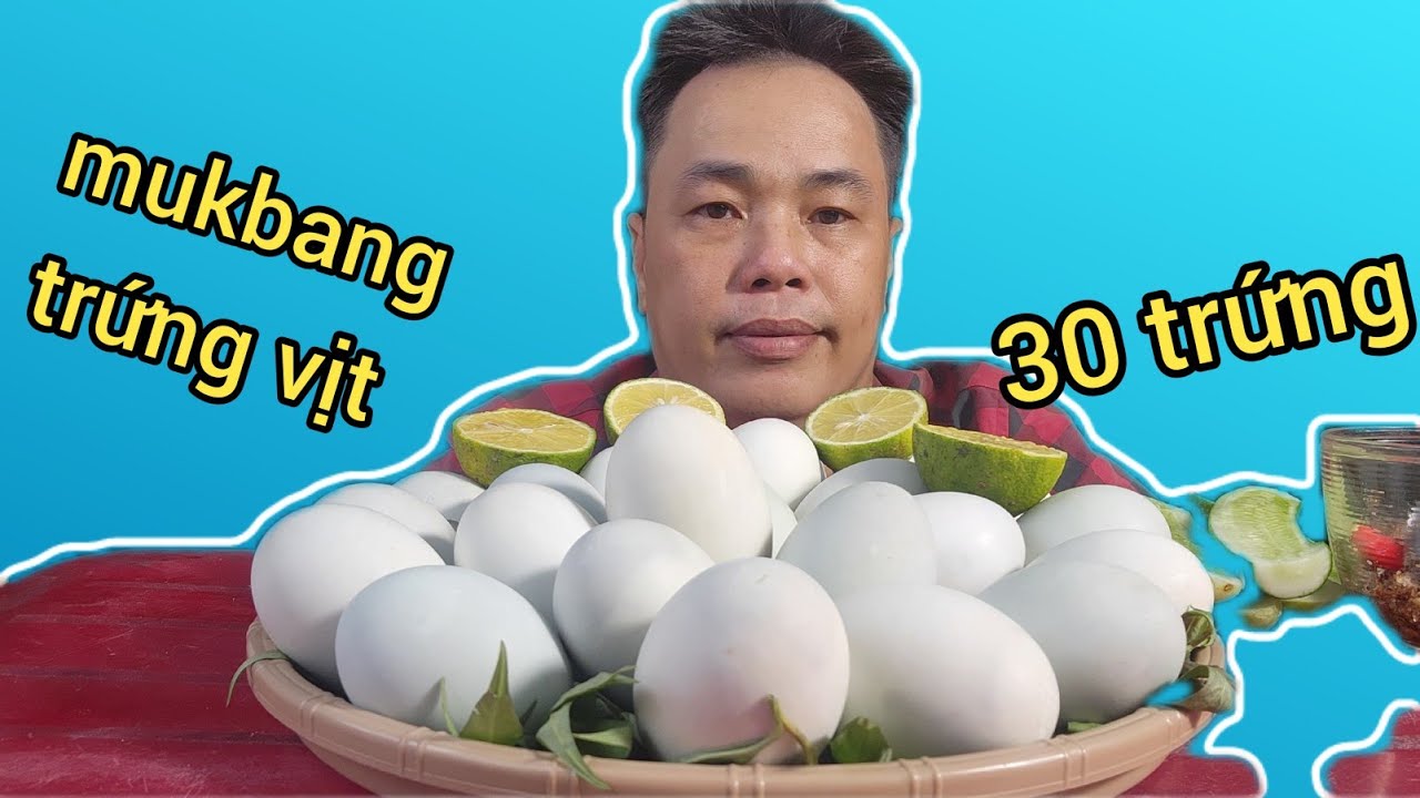 Mời cả nh&agrave; mukbang trứng vịt lộn c&ugrave;ng m&igrave;nh nh&eacute;