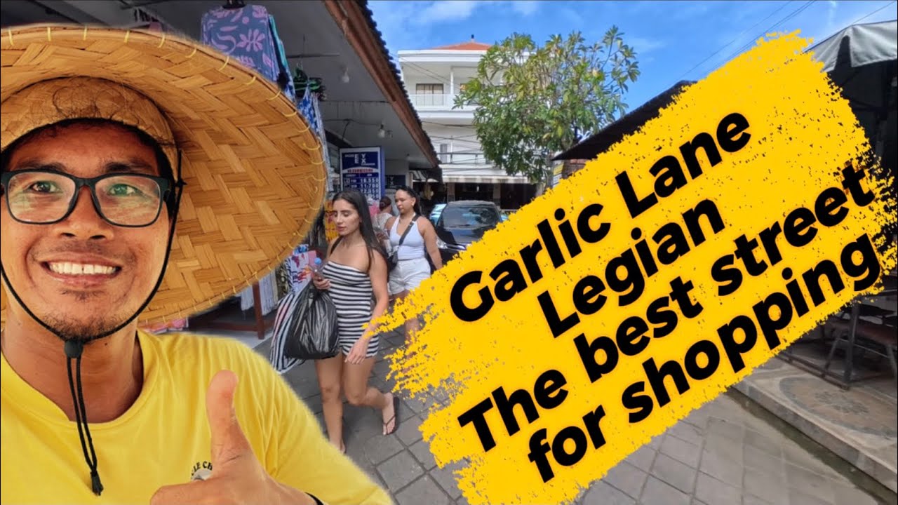 Garlic Lane Legian Bali, The Best street for shopping 