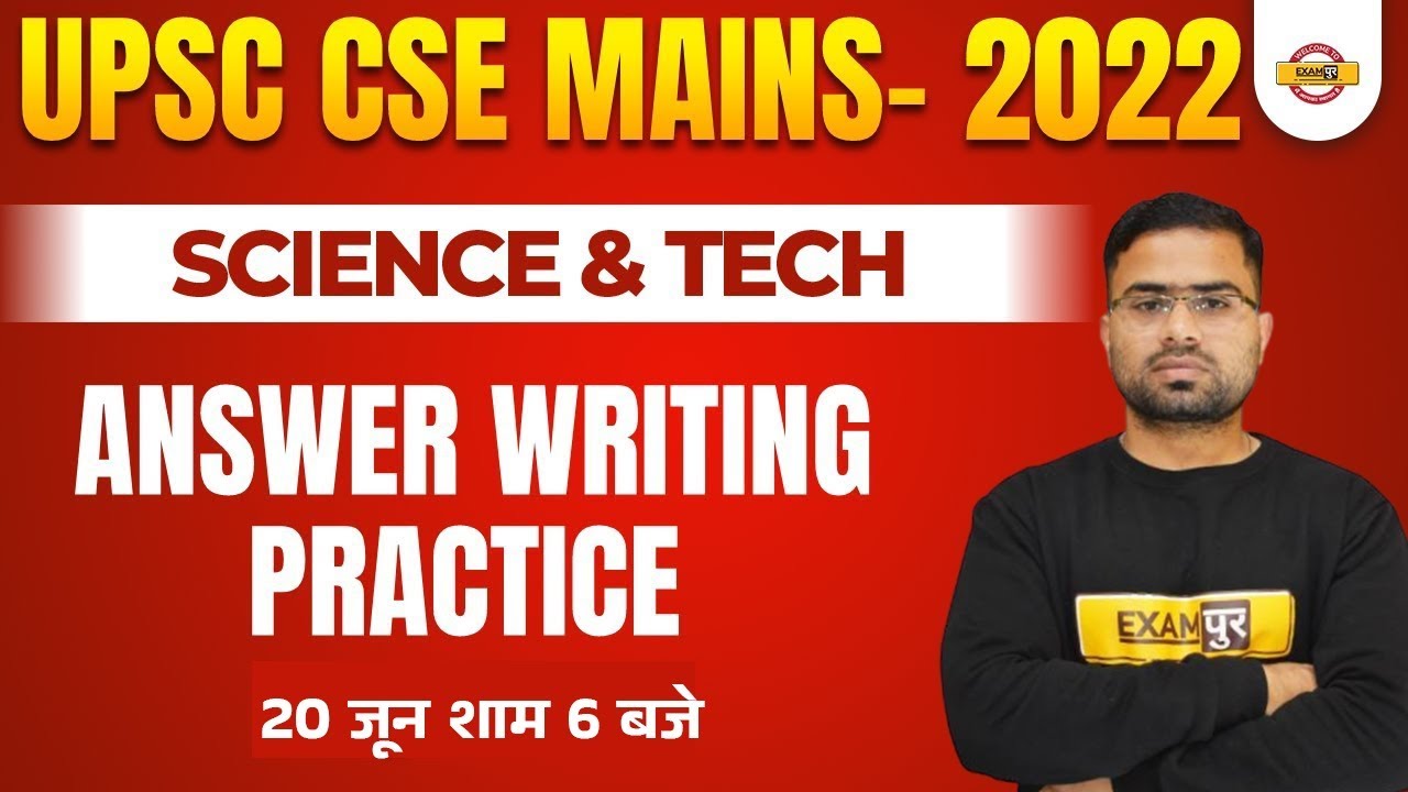 UPSC Mains Answer Writing | Science and Technology Answer Writing | Science and Tech by Appu Sir