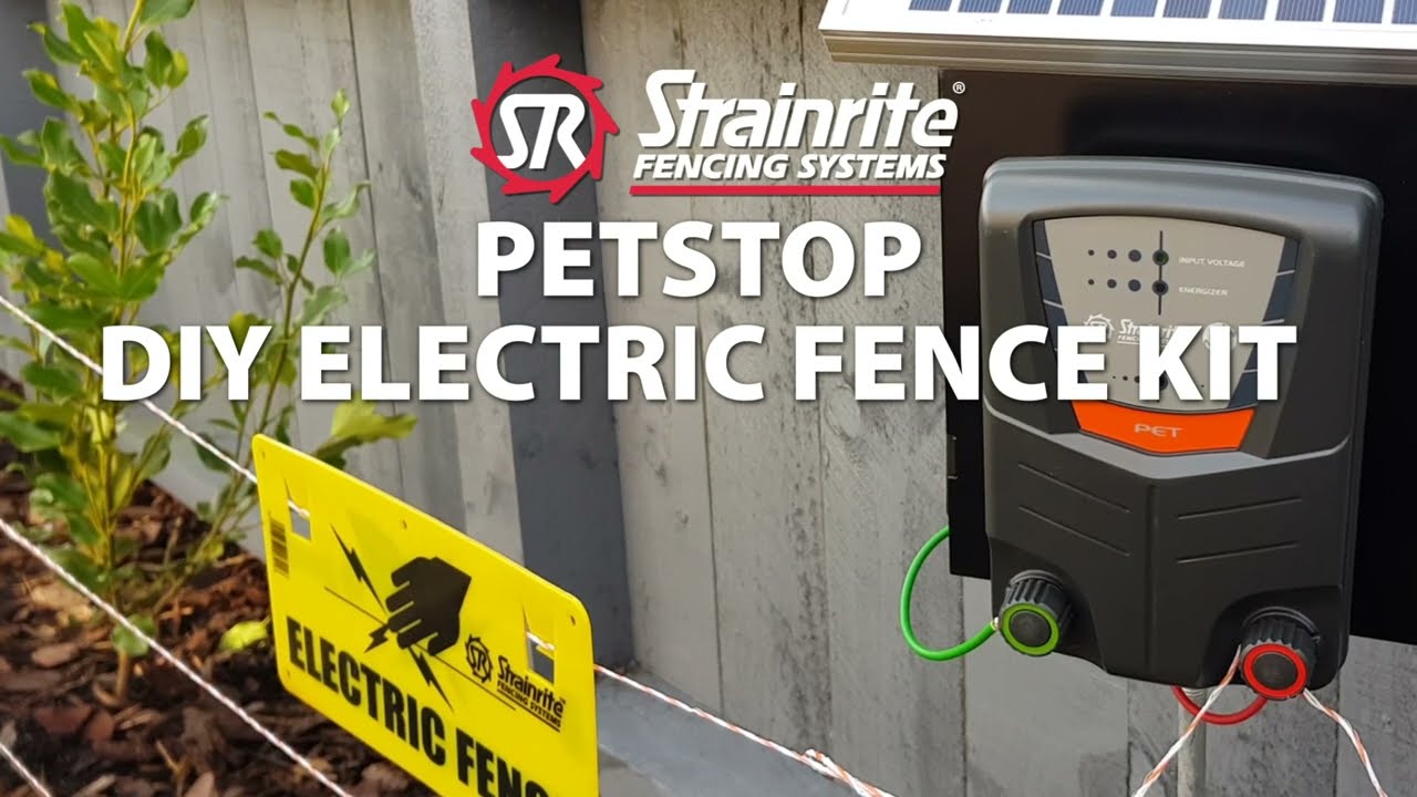 Strainrite | Комплект для самостоятельного создания электрического забора PETSTOP