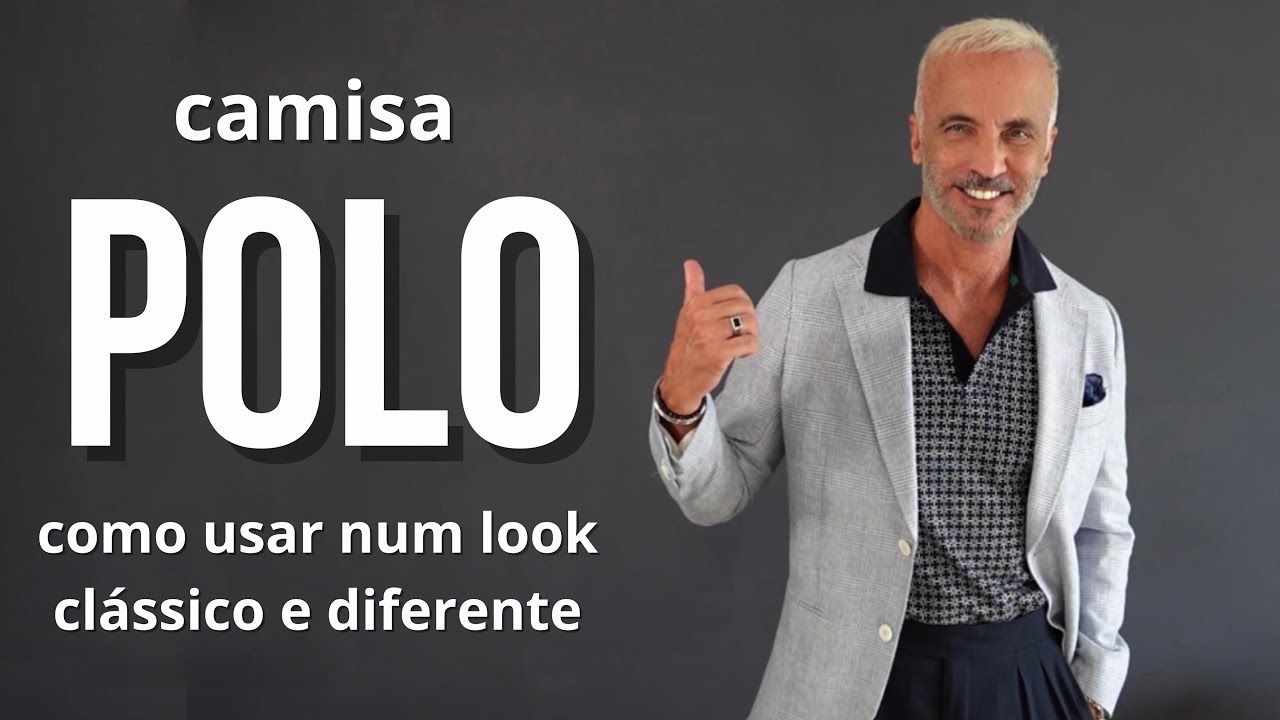 Você nunca usou camisa polo assim, cavalheiro...