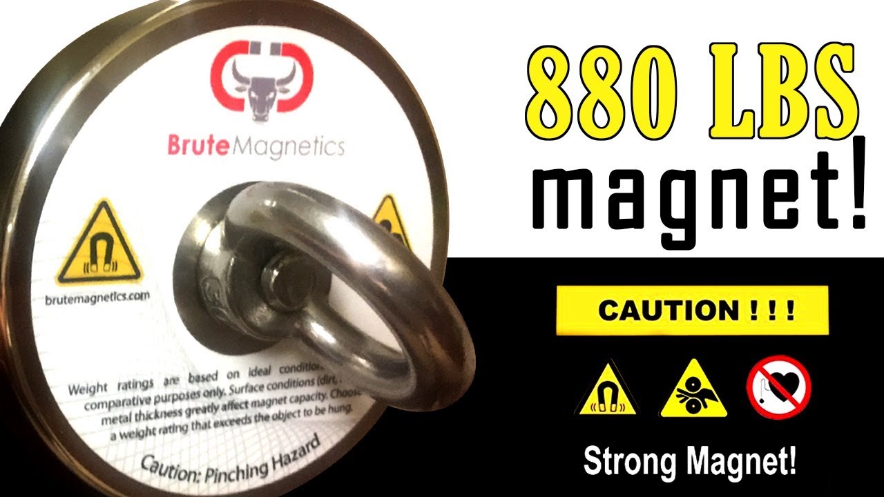 BEST Magnet For MAGNET FISHING (880 LBS Brute Magnet)