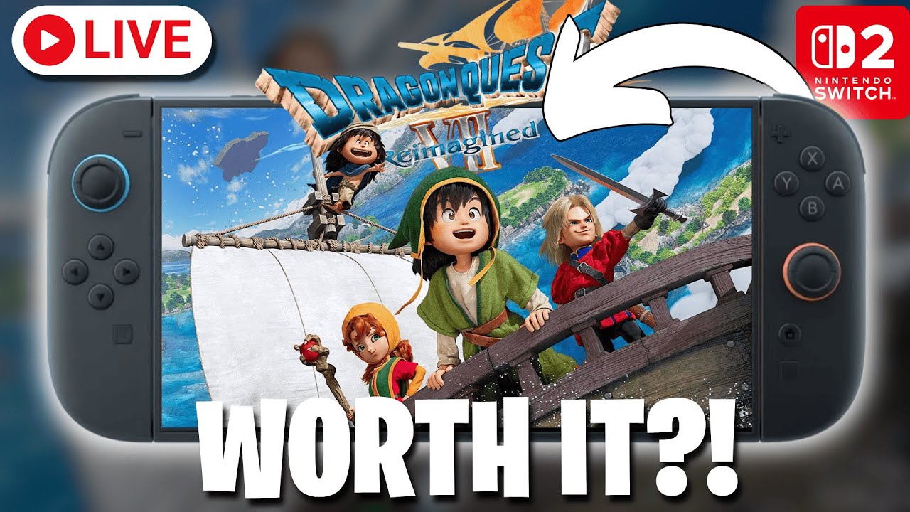 Is Dragon Quest VII Reimagined Worth Playing? (LIVE)