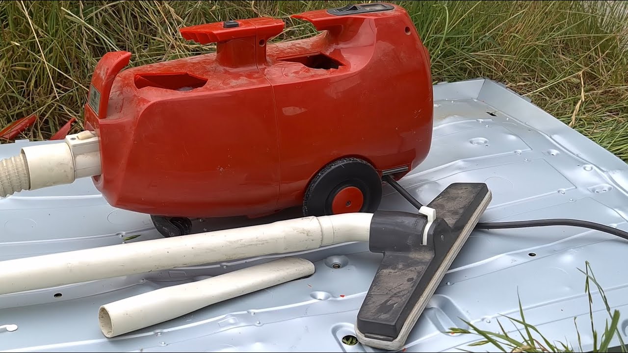 Vintage GE Vacuum Destruction and Motor Fire