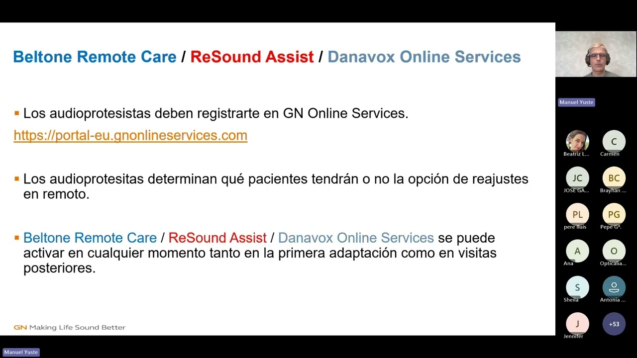 Adaptaciones en remoto de GN GN Online Services. 20 nov 2025