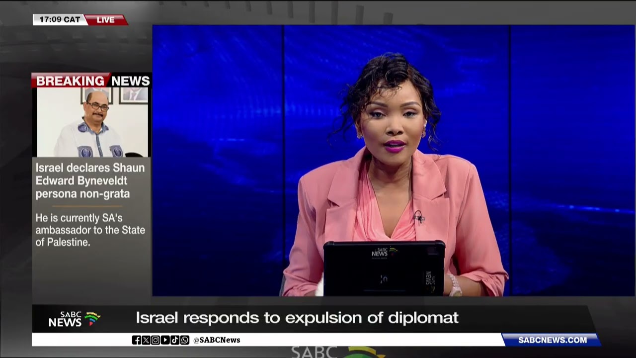 Israel responds to expulsion of diplomat: Sophie Mokoena shares more