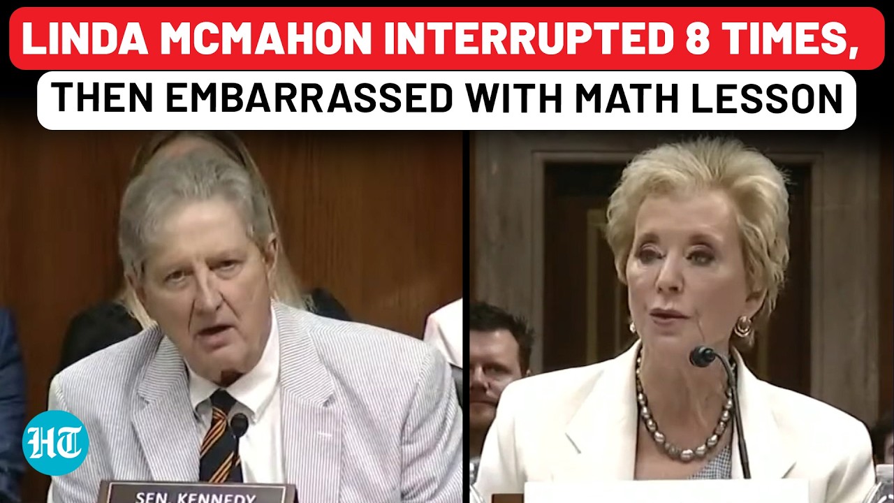 Senate Hearing: Linda McMahon Interrupted 8 Times, Then Gets Confused On 'Billion' & 'Trillion' $
