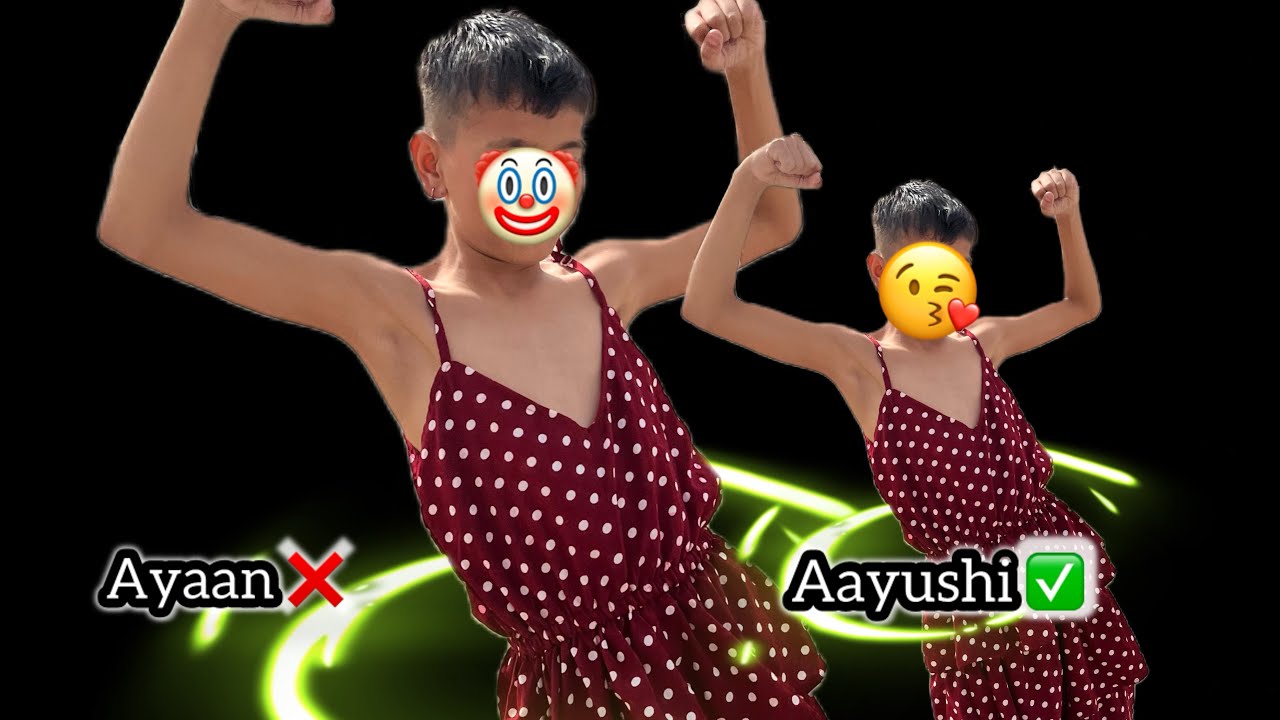Converting my Brother into Sister 👩 ||Ayaan ❌ Aayushi✅ #vlogs #anuskapanthi