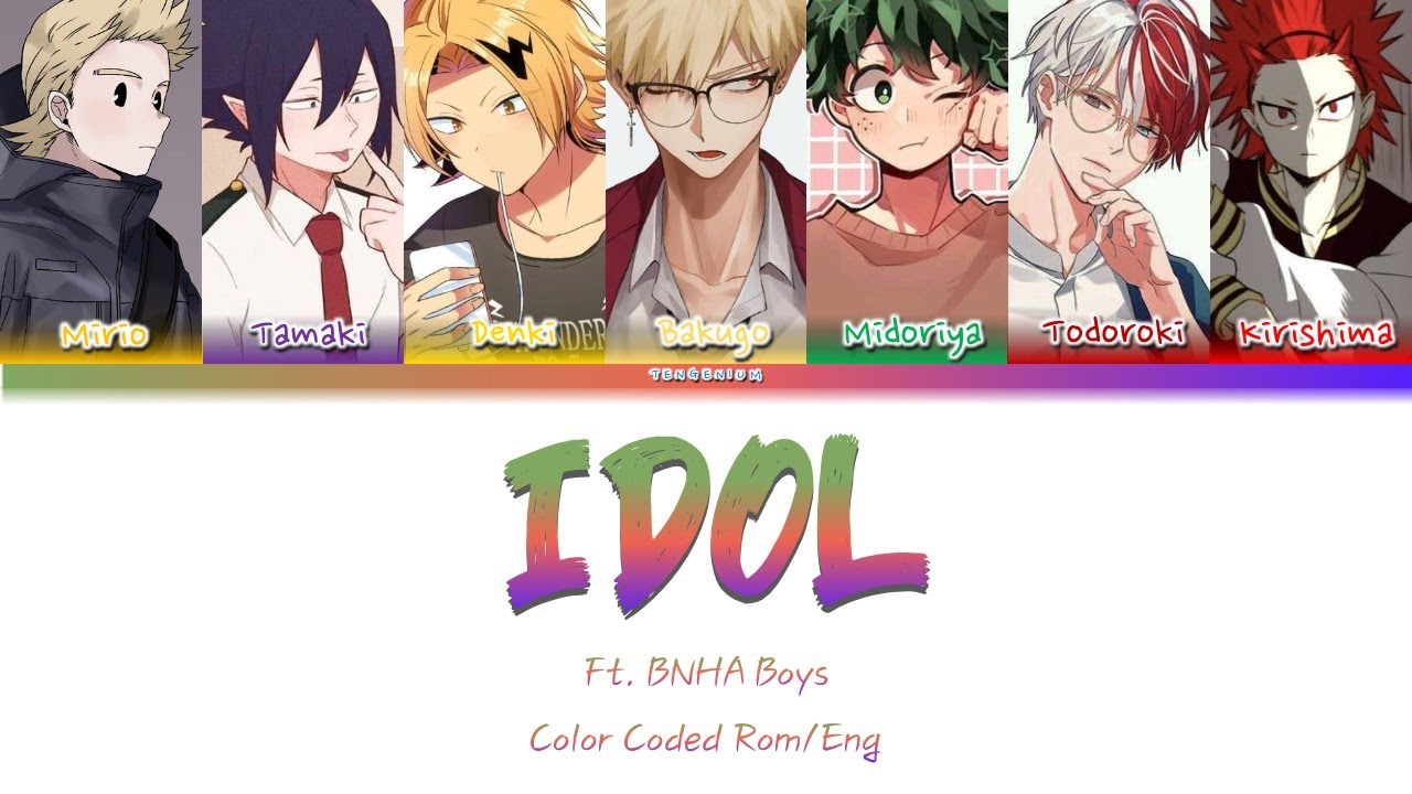 BTS - IDOL ft. BNHA Boys