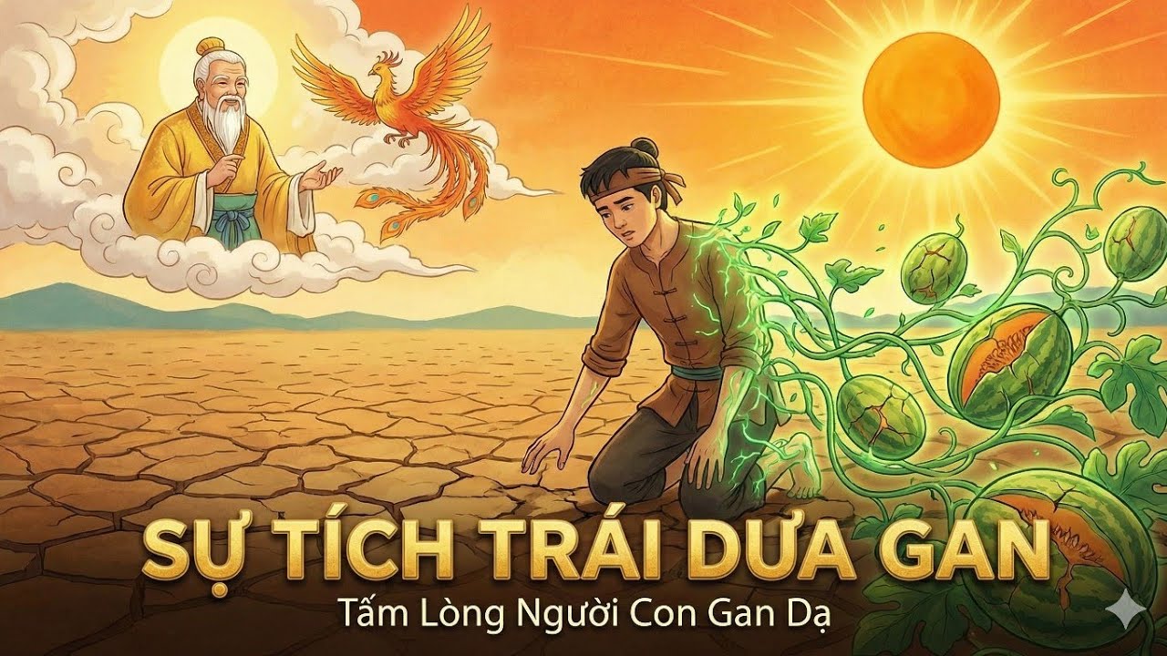 SỰ TÍCH QUẢ DƯA GAN