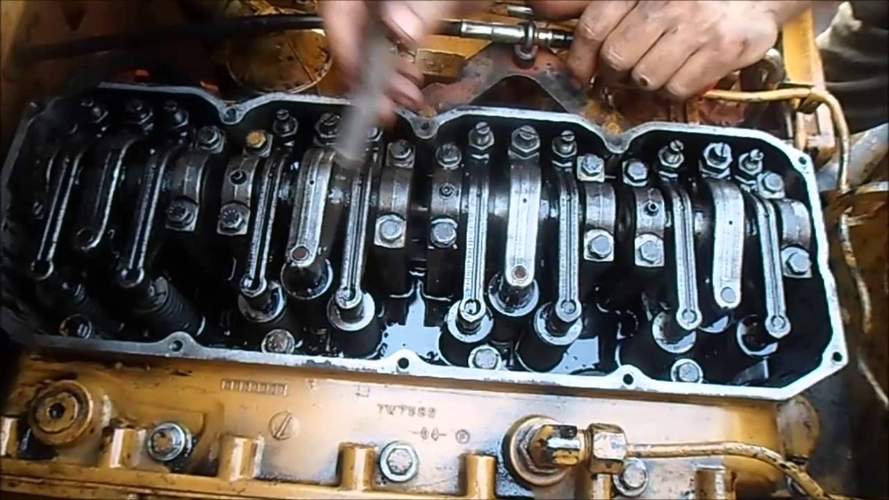 regulagem das unidades injetoras do motor caterpillar
