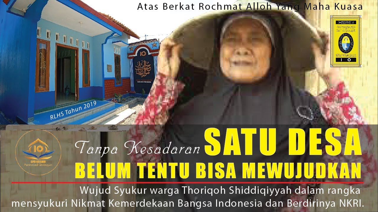 MEMBUATKAN RUMAH LAYAK DI HUNI BUAT IBU TUA RENTA