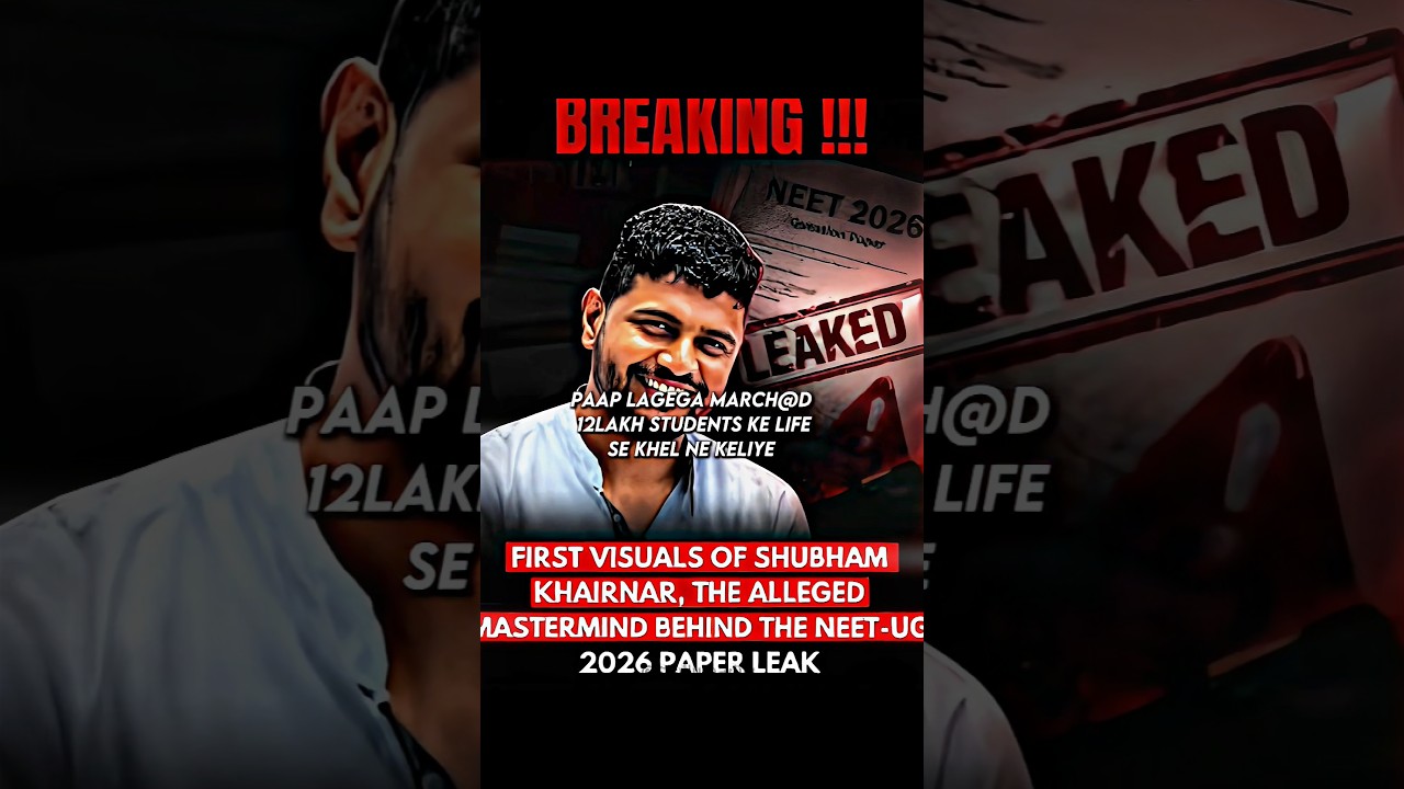 NEET UG Paper leak 2026 😭💔 | Pain of students #reneet2026 #neetleak #catmemes #iitstatus #neet2026