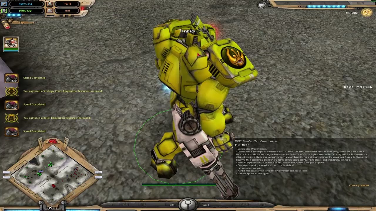 DOW SOULSTORM TITANIUM WARS MOD.TAU VS DARK ELDAR INSANE!