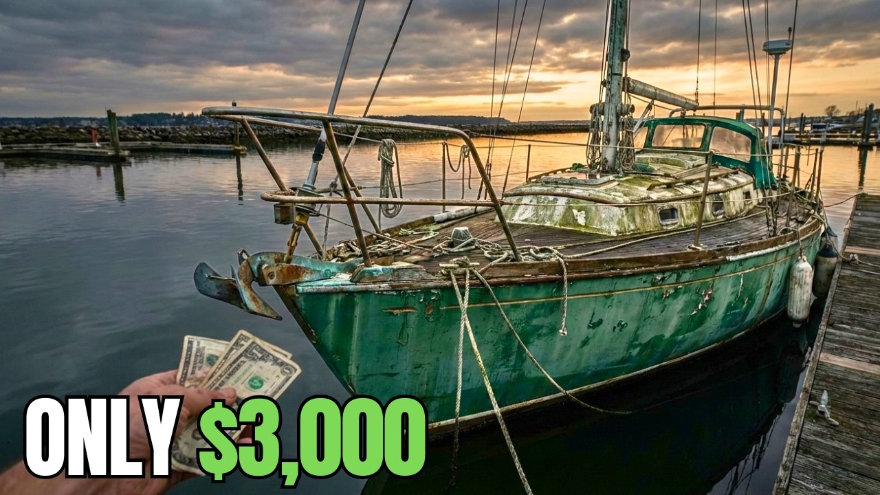 I Bought a Westsail 32 for ONLY $3,000! Old Sailor Sold Me His Abandoned Classic
