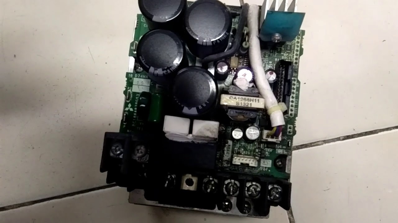 Mitsubishi inverter repair is totally dead with ESR