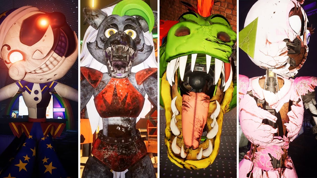 FNAF Security Breach - Harder Animatronics