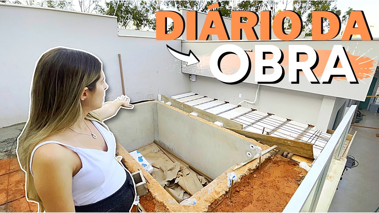 ÁREA GOURMET PEQUENA COM PISCINA - Diário da Obra #2 | DÉBORA VALE