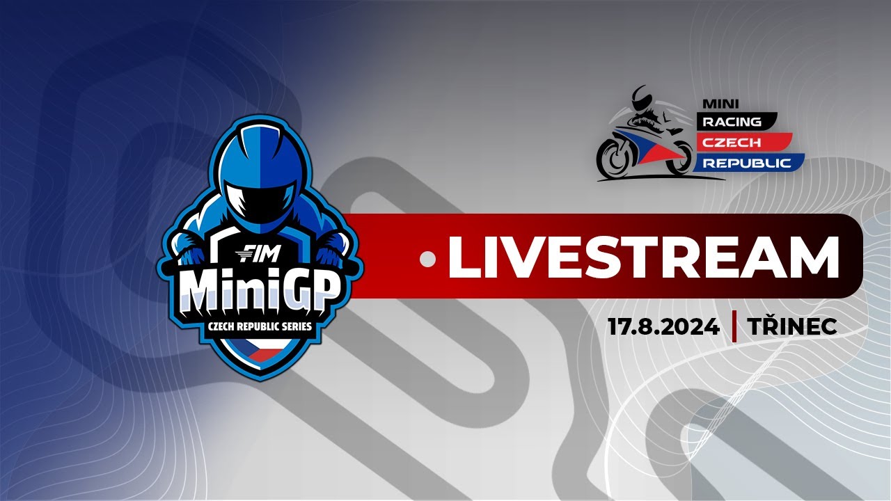 FIM MiniGP Czech Republic Series & MČR Miniracing - TŘINEC 17.8.2024