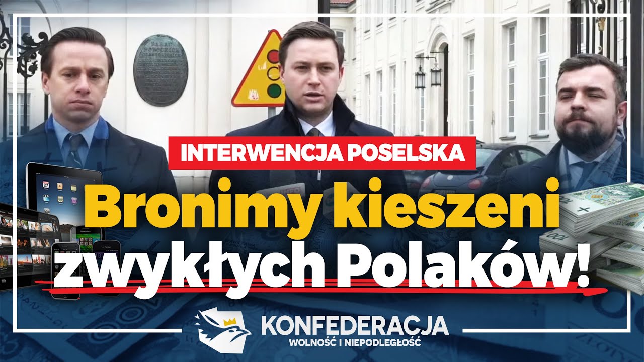 Witold Stoch: Czy oni nie mają wstydu? PiS chce dodatkowo opodatkować smartfony, smart TV i tablety!