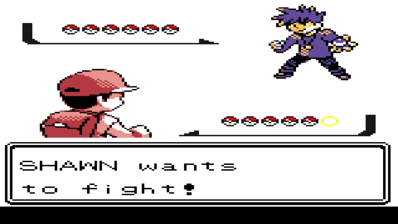 Pokemon Static Yellow * Rival Shawn * Route 22 ( Rematch )