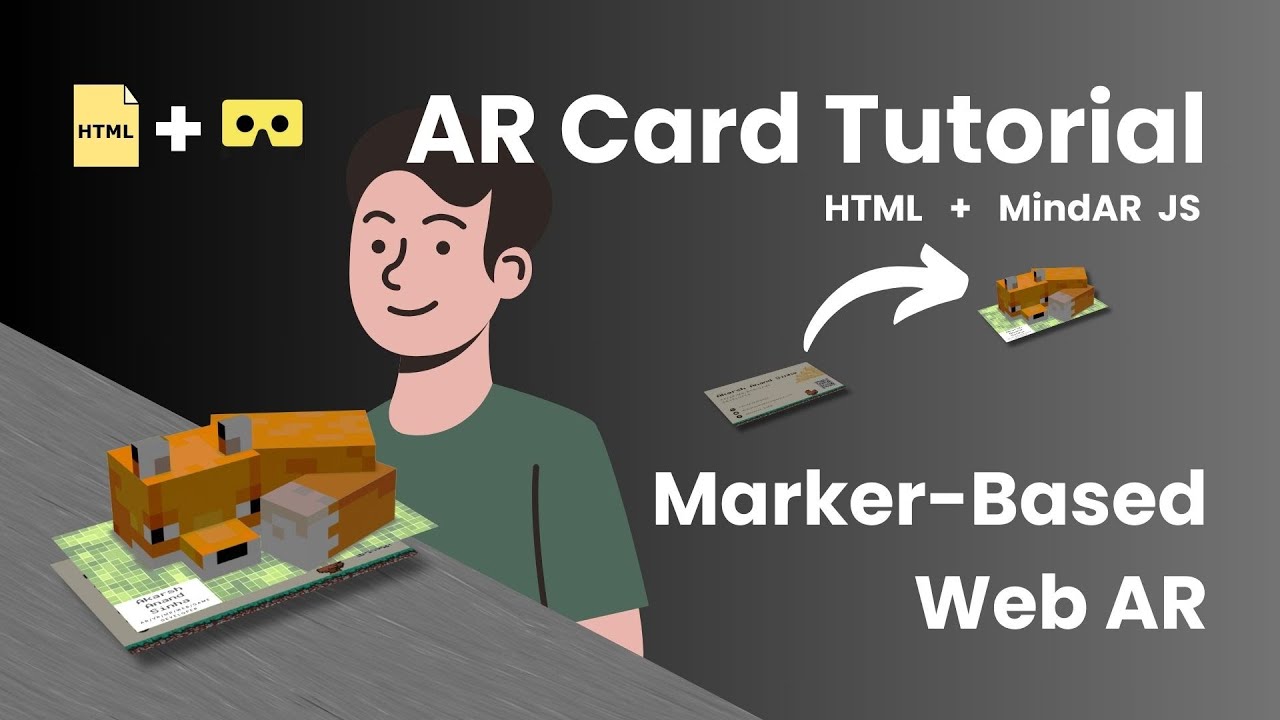 Web AR Card Tutorial: Build Marker-Based AR with HTML & MindAR JS