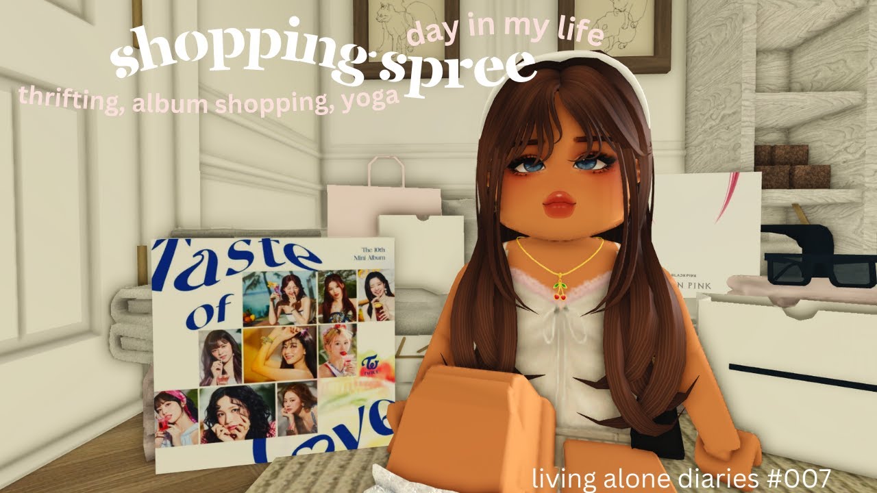 ♡ going on a shopping spree in nyc 🛍🧸 | living alone diaries | bloxburg roleplay ♡