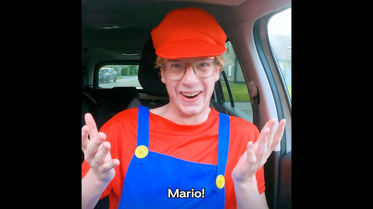 Mario krijgt rijles! 😂🚘