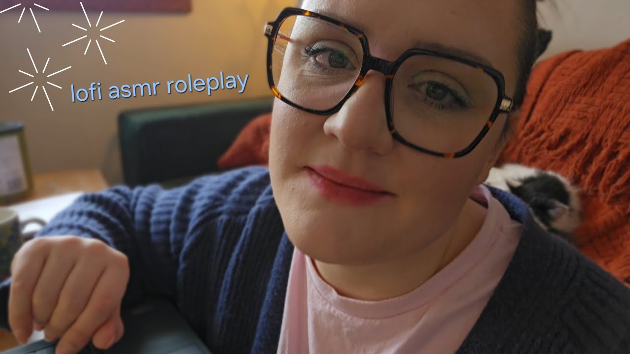 lofi asmr | your mom's friend helps you open your first checking account 