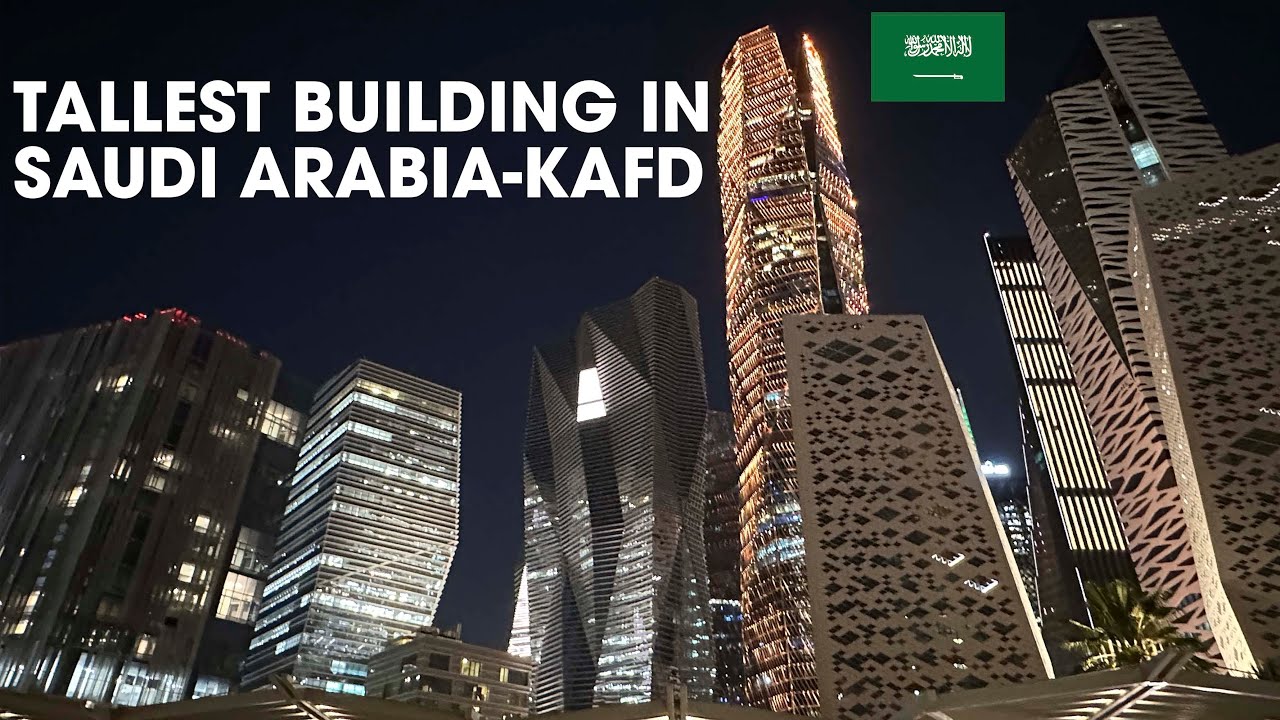 Exploring the KAFD financial district, the city within a city [ 4K ] [Riyadh] Walking Tour