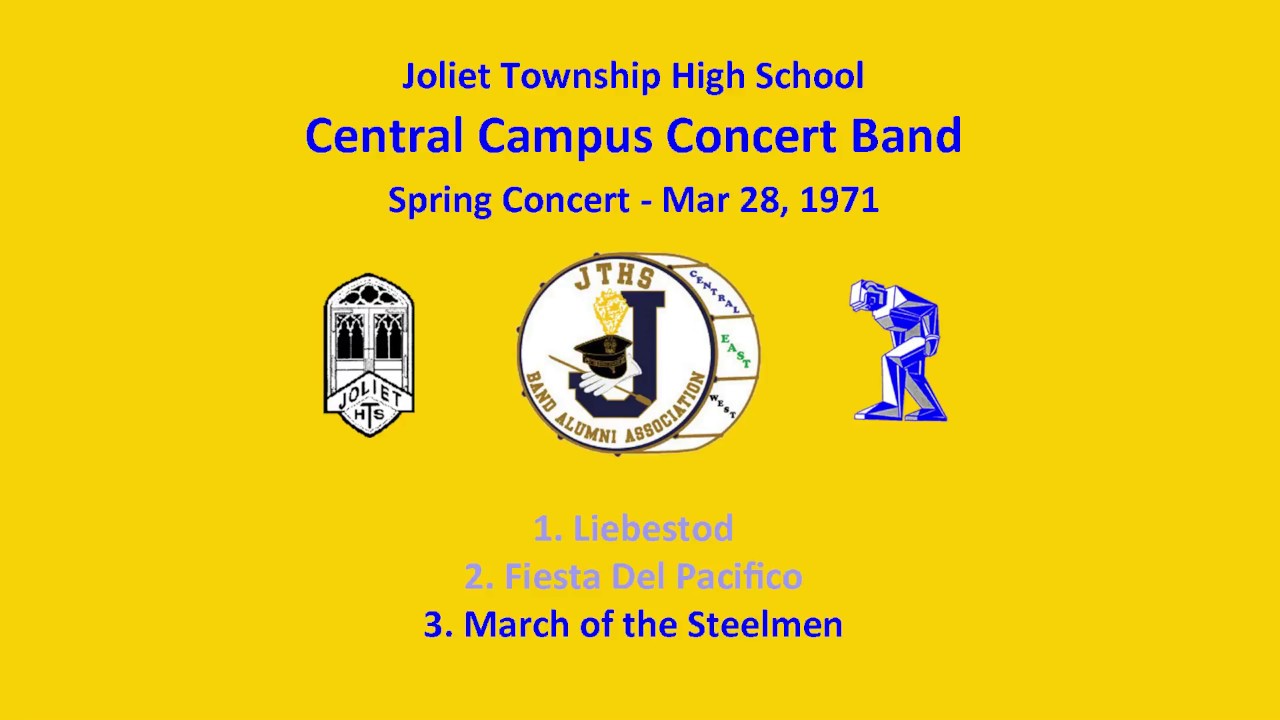 March of the Steelmen - JTHS Central Concert Band - 3-28-1971