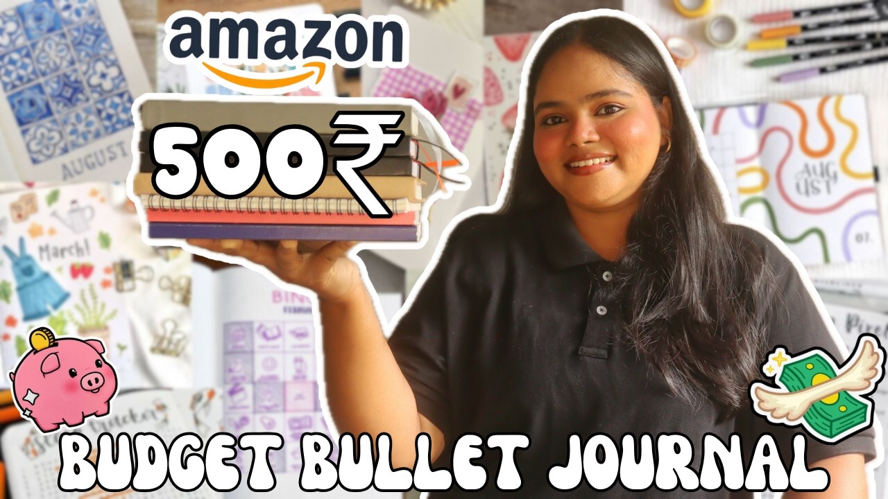 Find Your Perfect 2025 Bullet Journal On A Budget From Amazon Under 500 Rupees #bulletjournal Minnu