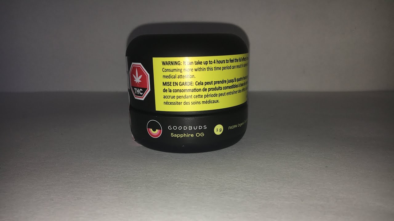 Weed Unboxing-Sapphire OG by Goodbuds