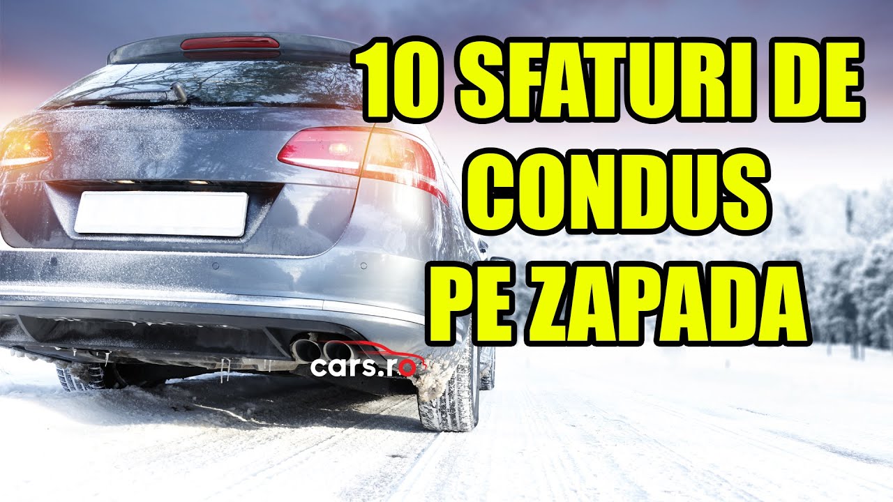 CUM SA CONDUCI PE ZAPADA? 10 SFATURI UTILE!