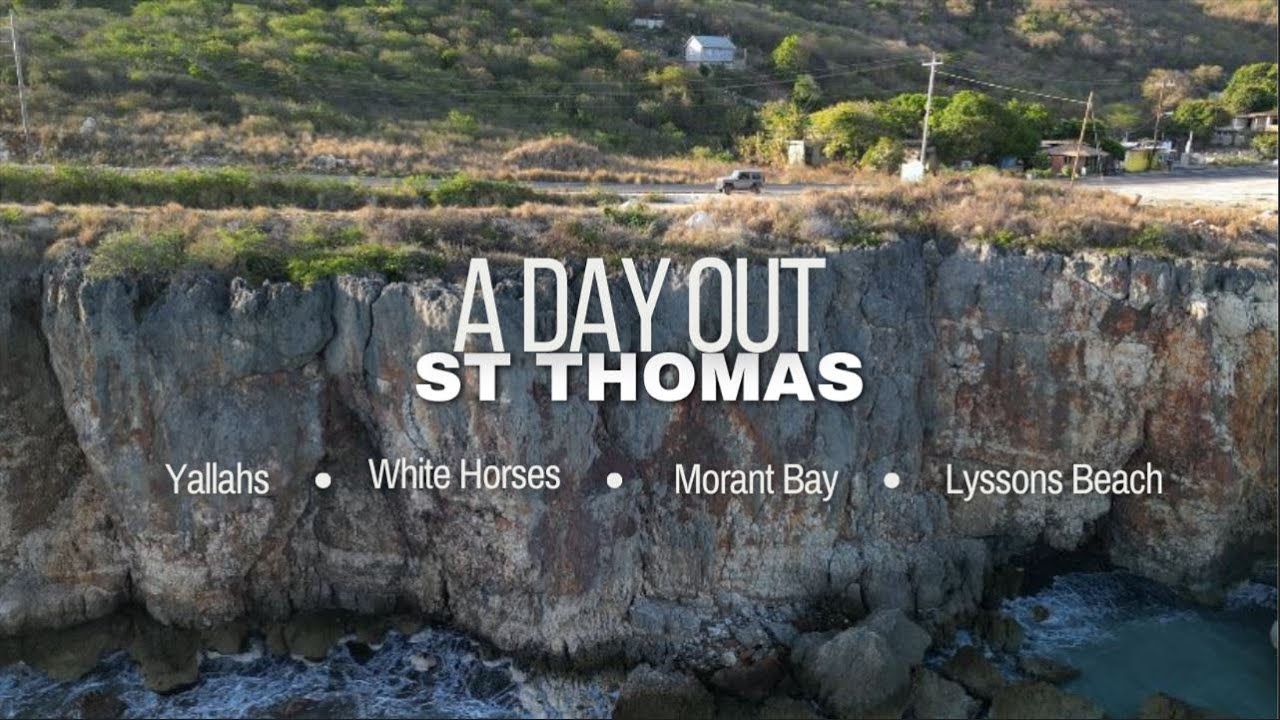 A trip to Lyssons Beach, St. Thomas.
