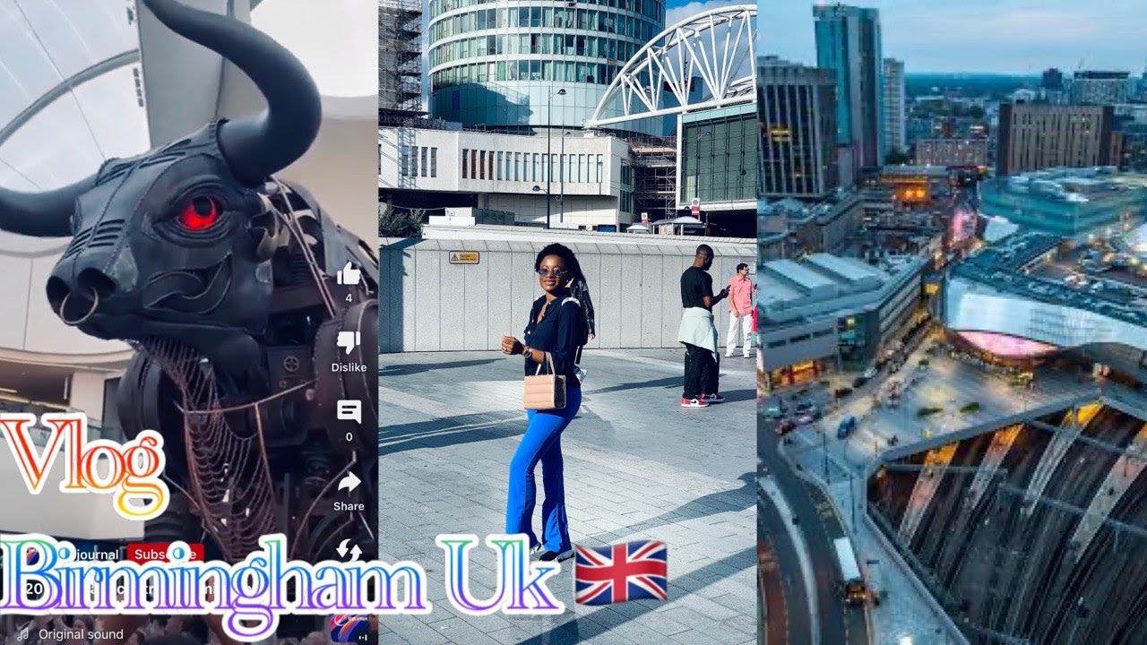 A Day @ Bullring & Grand CenTER- Birmingham UK | City Center | New Street Station| 4K| 2023.