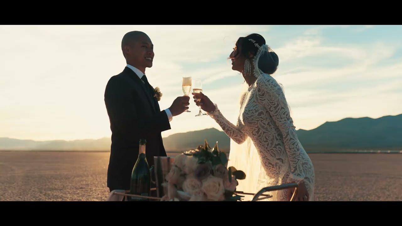 Elopement / Mariage Dry Lake Bed - Brittani & Ferdinand - November 11th 2022