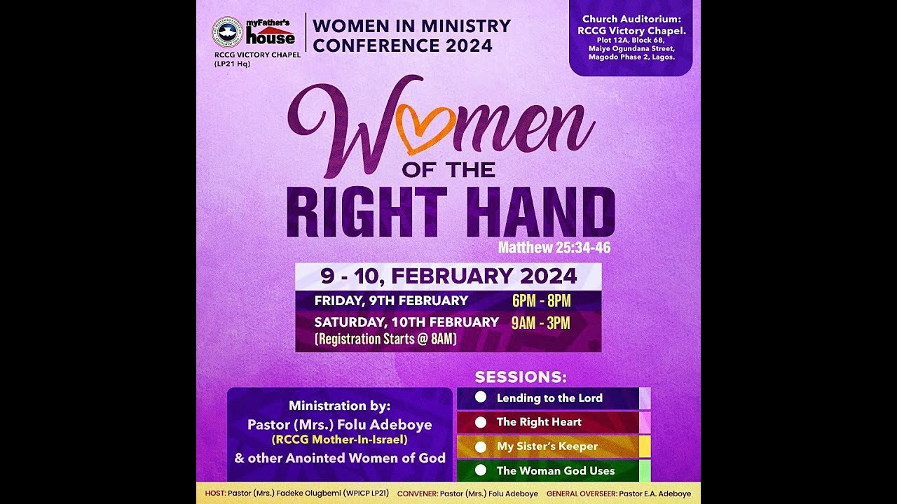 WIM 2024 - WOMEN OF THE RIGHT HAND: 09-02-2024