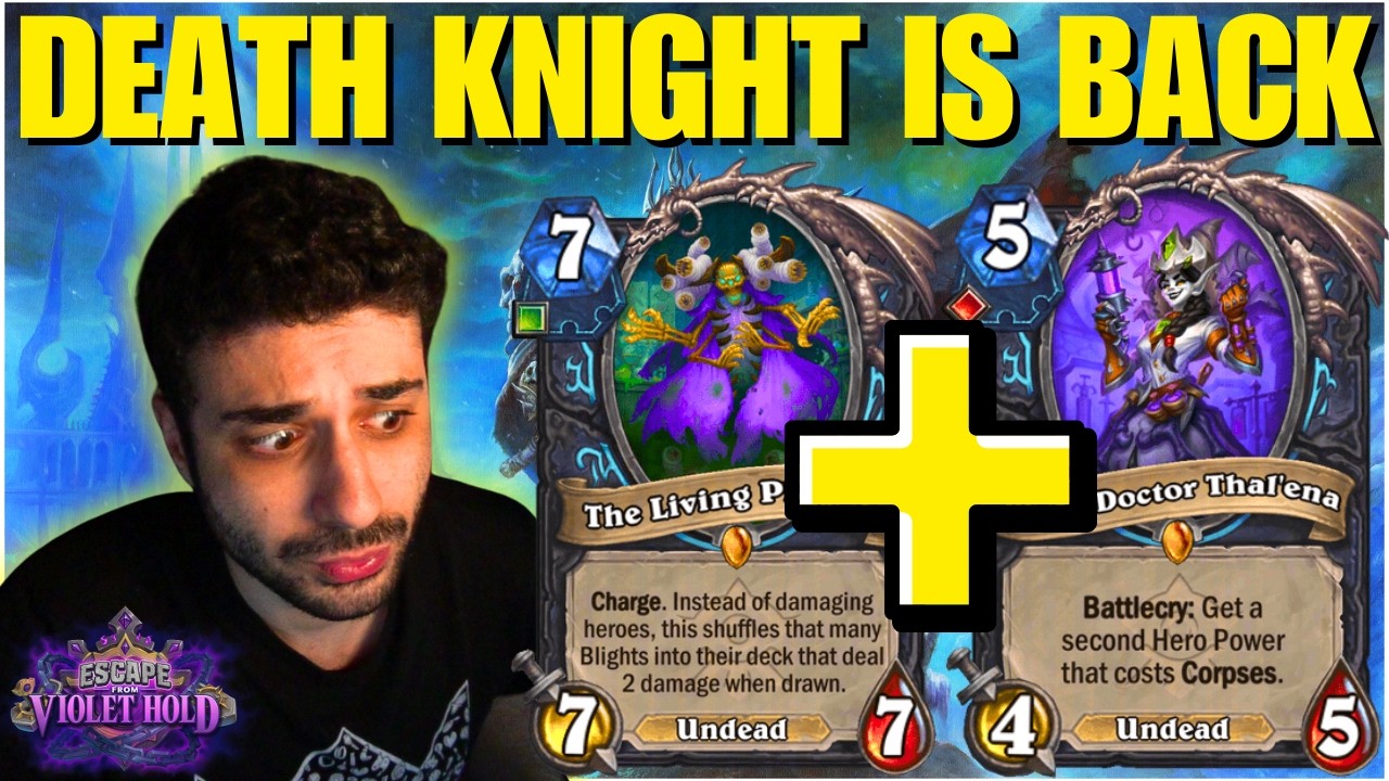 НОВЫЙ Рыцарь смерти ОЧЕНЬ СИЛЕН | Hearthstone Тюрьма (Violet Hold)