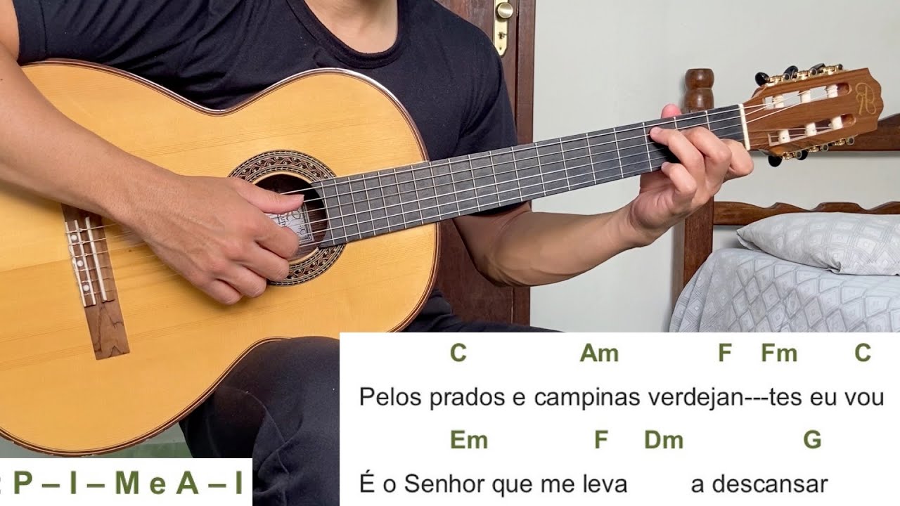 PELOS PRADOS E CAMPINAS (canto de comunhão) | como tocar no violão [letra e cifra]