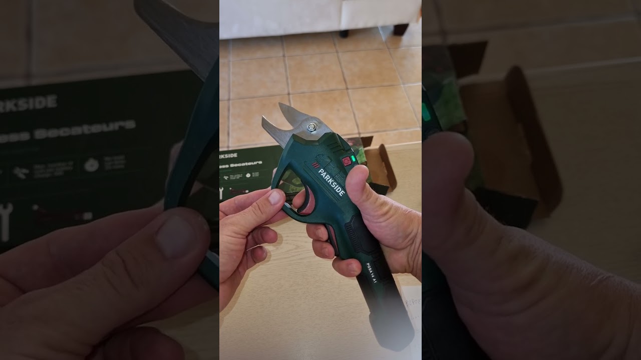 Parkside 4V Cordless Secateurs PGSA 14 A1 Επαναφορτιζόμενο Κλαδευτήρι Σύντομη Παρουσίαση και Test