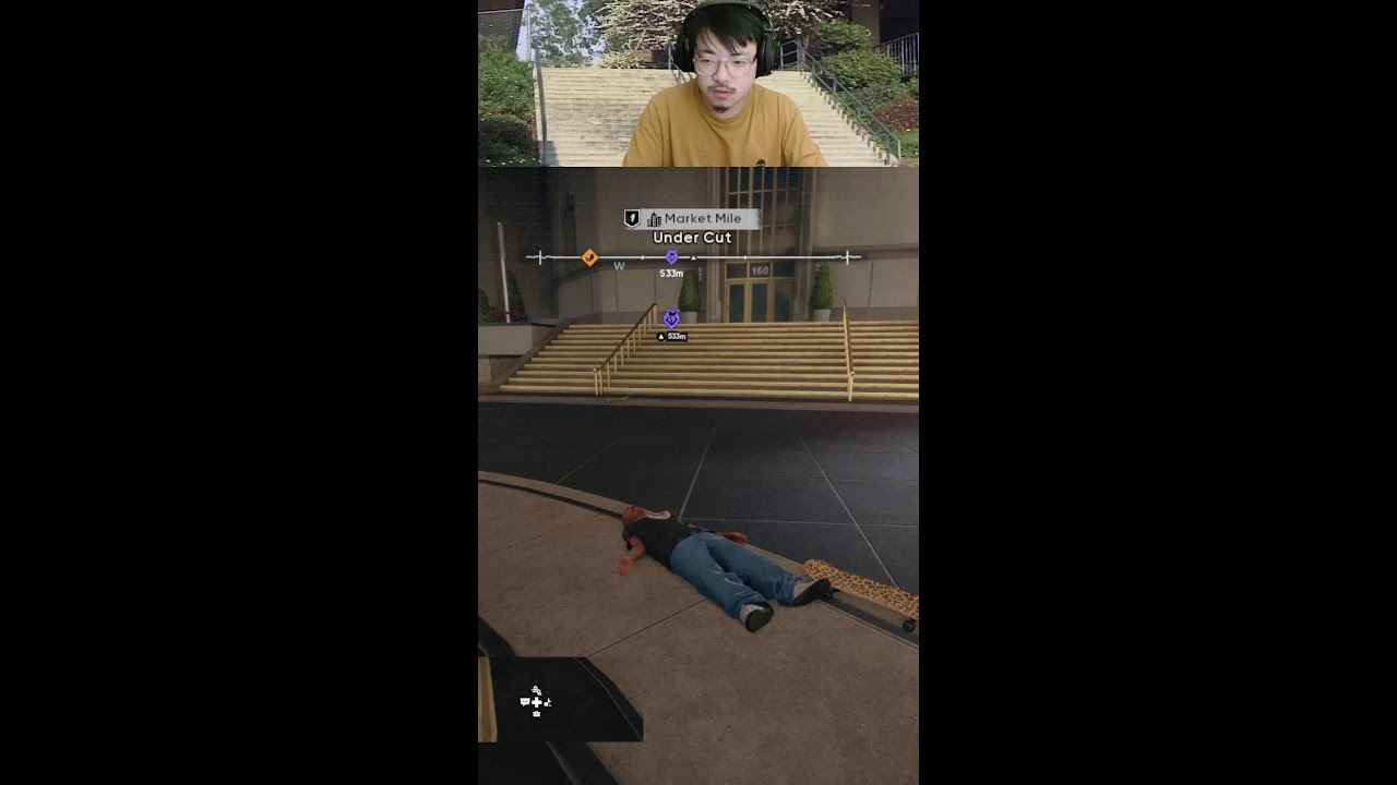 Skate fell off?