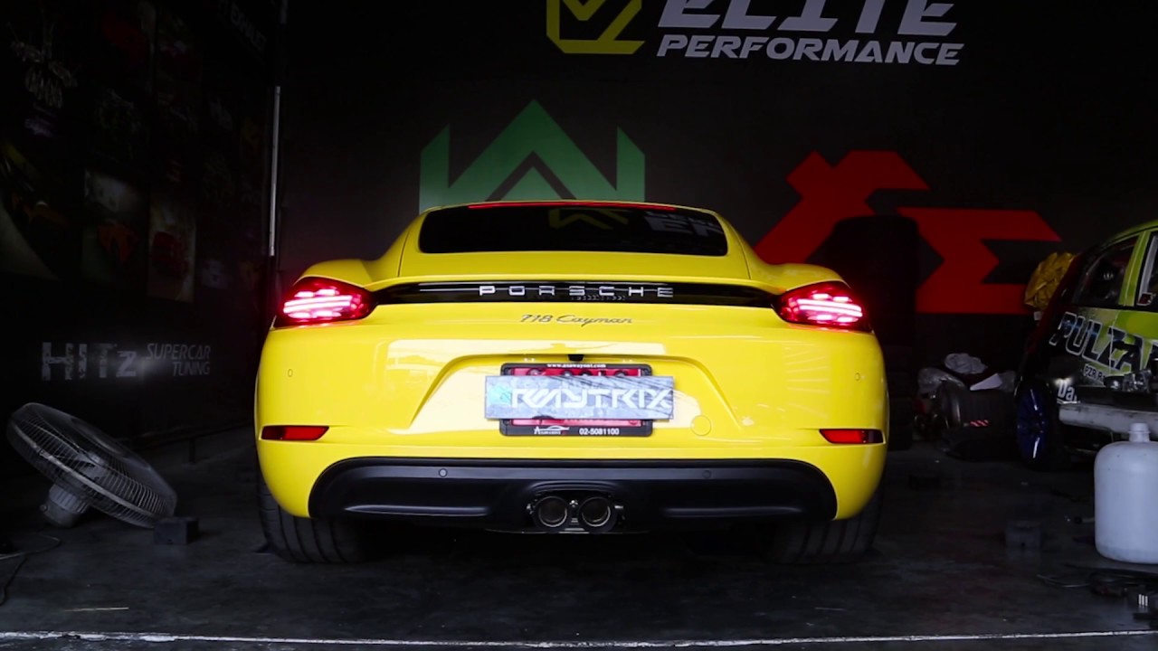 Porsche 718 Cayman vs 981 Cayman Armytrix Exhaust Sound Battle!
