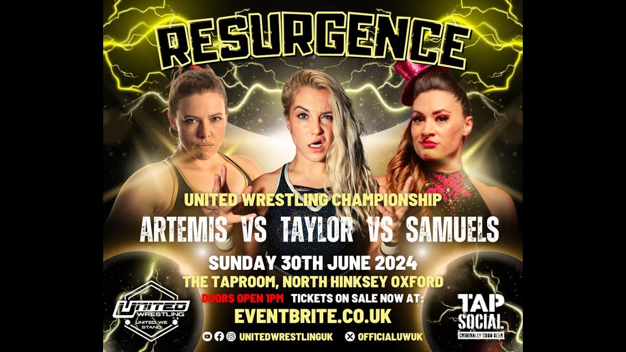 United Wrestling : Resurgence - Match 6 Nina Samuels vs LA Tayloe vs Artemis