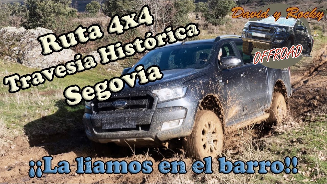 Ruta 4x4  por Segovia - ¡¡¡La que se lía en el barro!!!