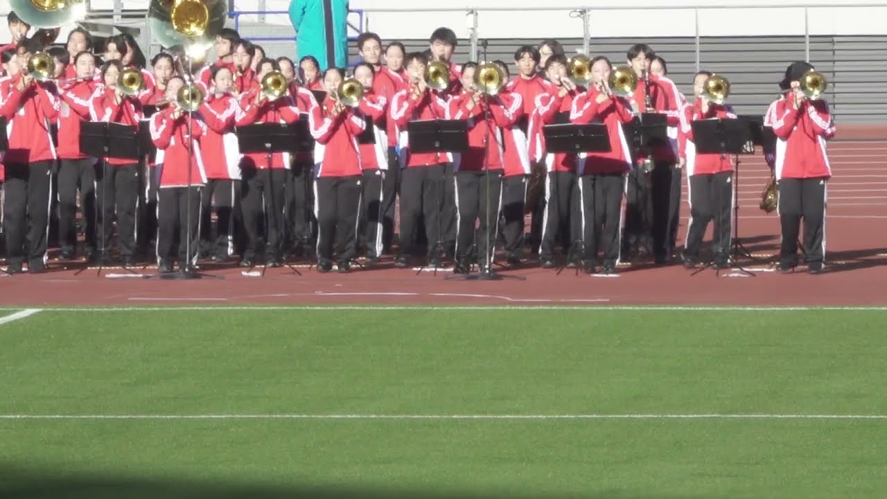 東海大高輪台《 吹奏楽学部 開会式 国立競技場 》 第104回全国高校サッカー選手権大会 2025年12月28日