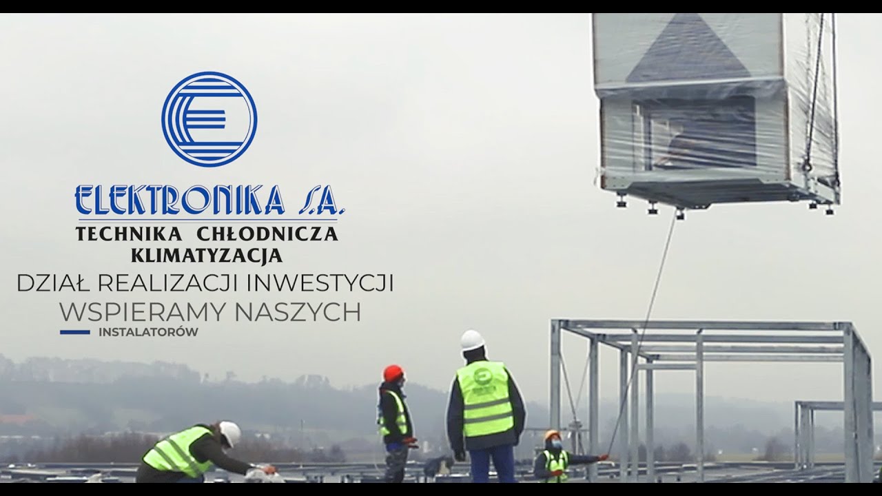 Elektronika SA  montaż urządzeń Rhoss w zakładzie produkcyjnym 