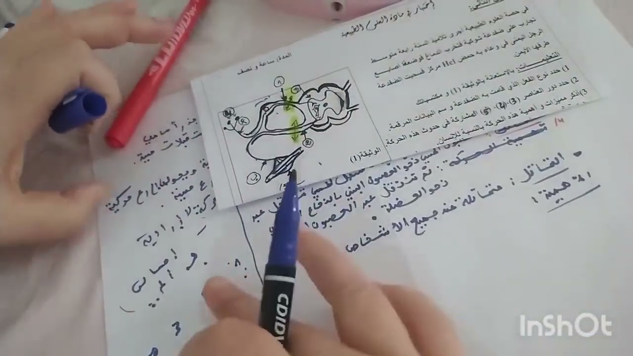موضوع رائع لاختبار الفصل الثاني تمرين١ و تمرين ثاني ووضعية إدماج علوم طبيعية رابعة متوسط