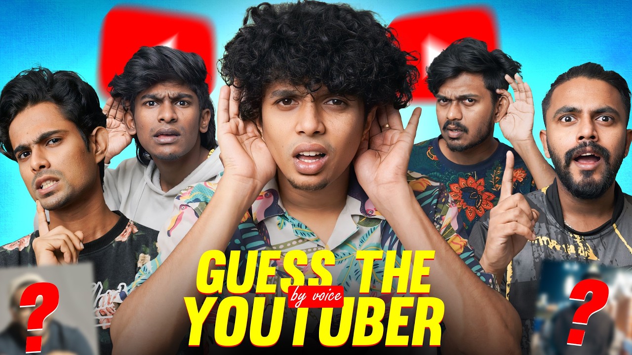 Guess The YouTubers Challenge🤩Funny Challenge🤣